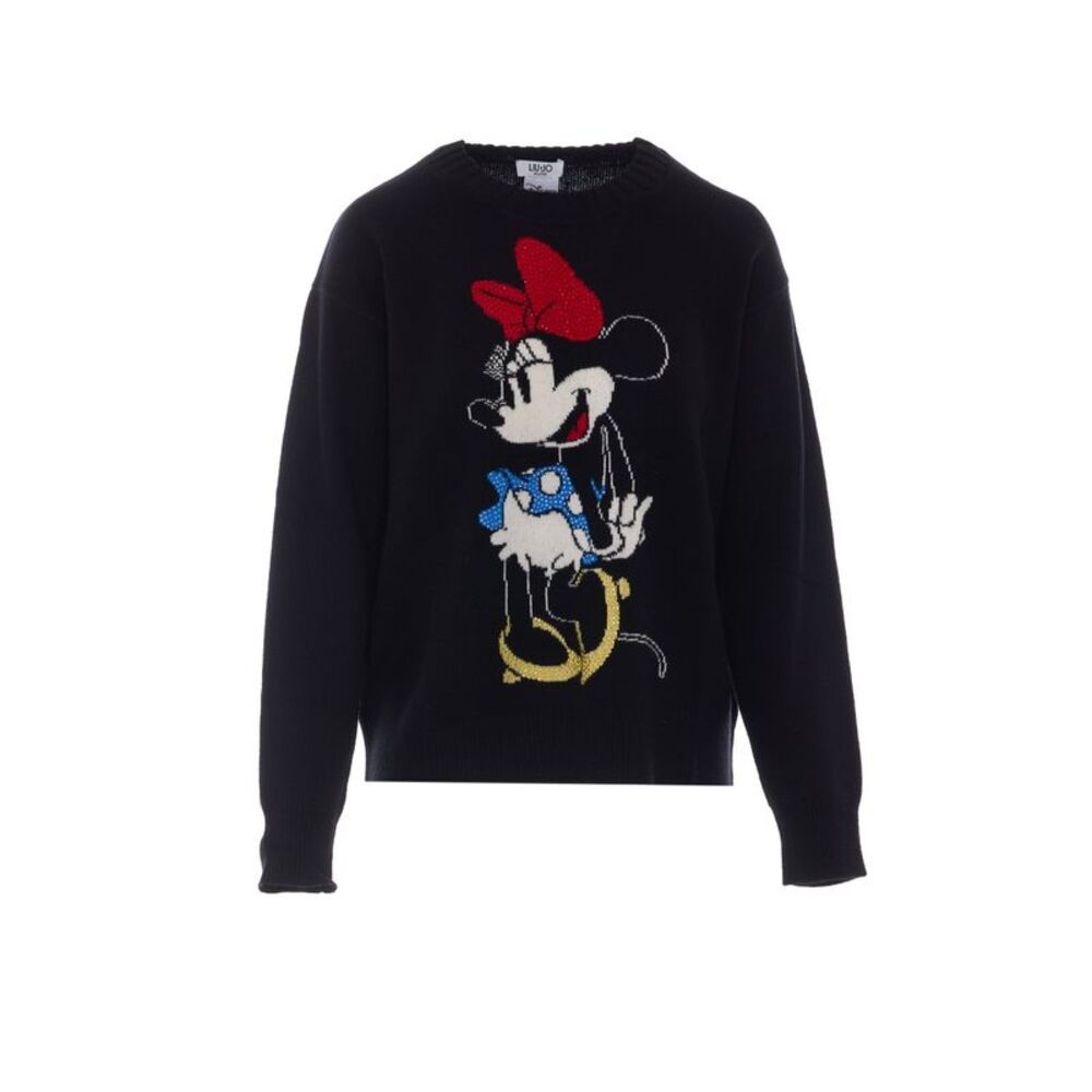 Liu Jo Women Mrs Mouse Wool Jacquard Sweater